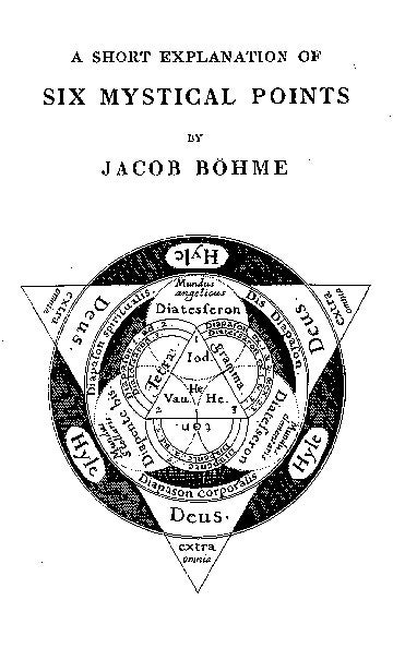Item #113-X SIX MYSTICAL POINTS. Jacob Boehme.