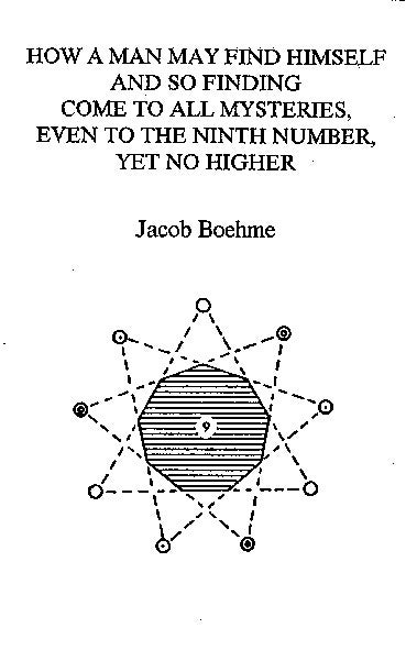 Item #127-X HOW A MAN MAY FIND HIMSELF And So Finding Come to All Mysteries, Even to the Ninth Number, Yet No Higher. Jacob Boehme.